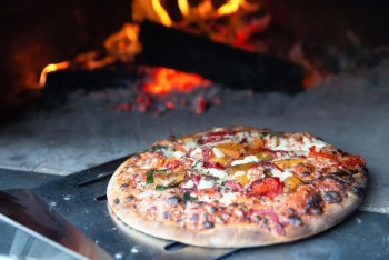 Cook your own wood fired pizza